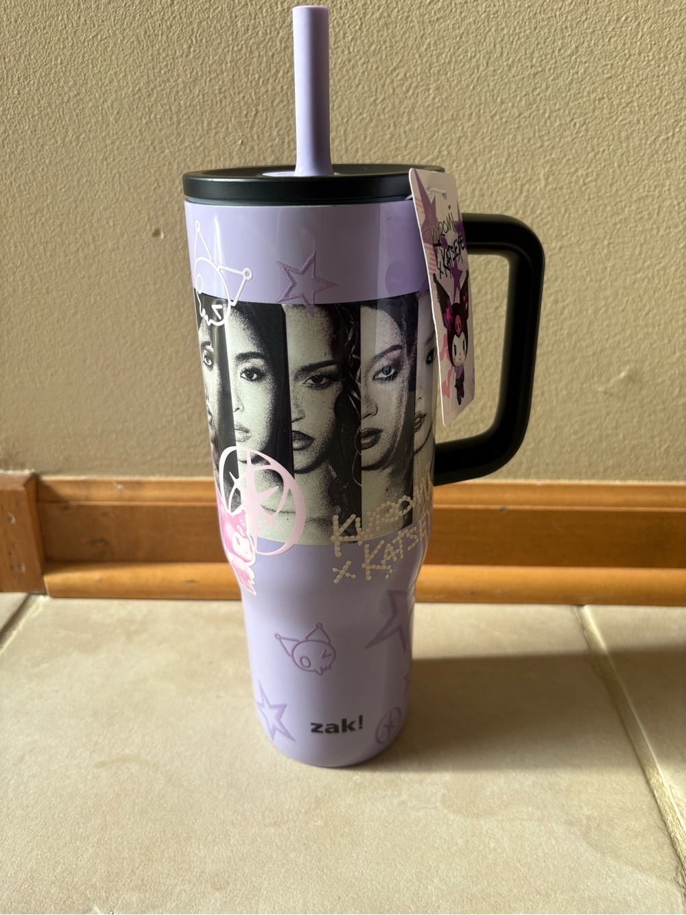 Zak! Kuromi x Katseye Tumbler-Lilac